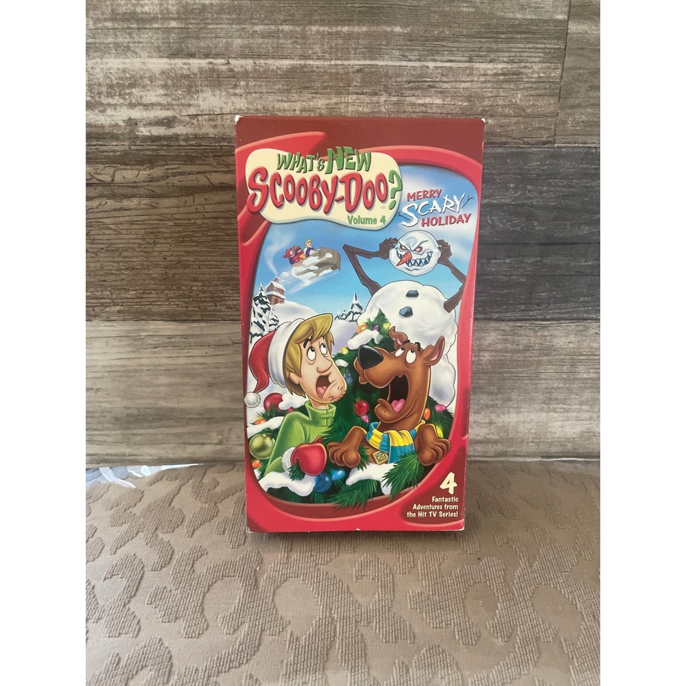 What's New Scooby-Doo Vol 4 Merry Scary Holiday VHS 2004 Warner Home Video